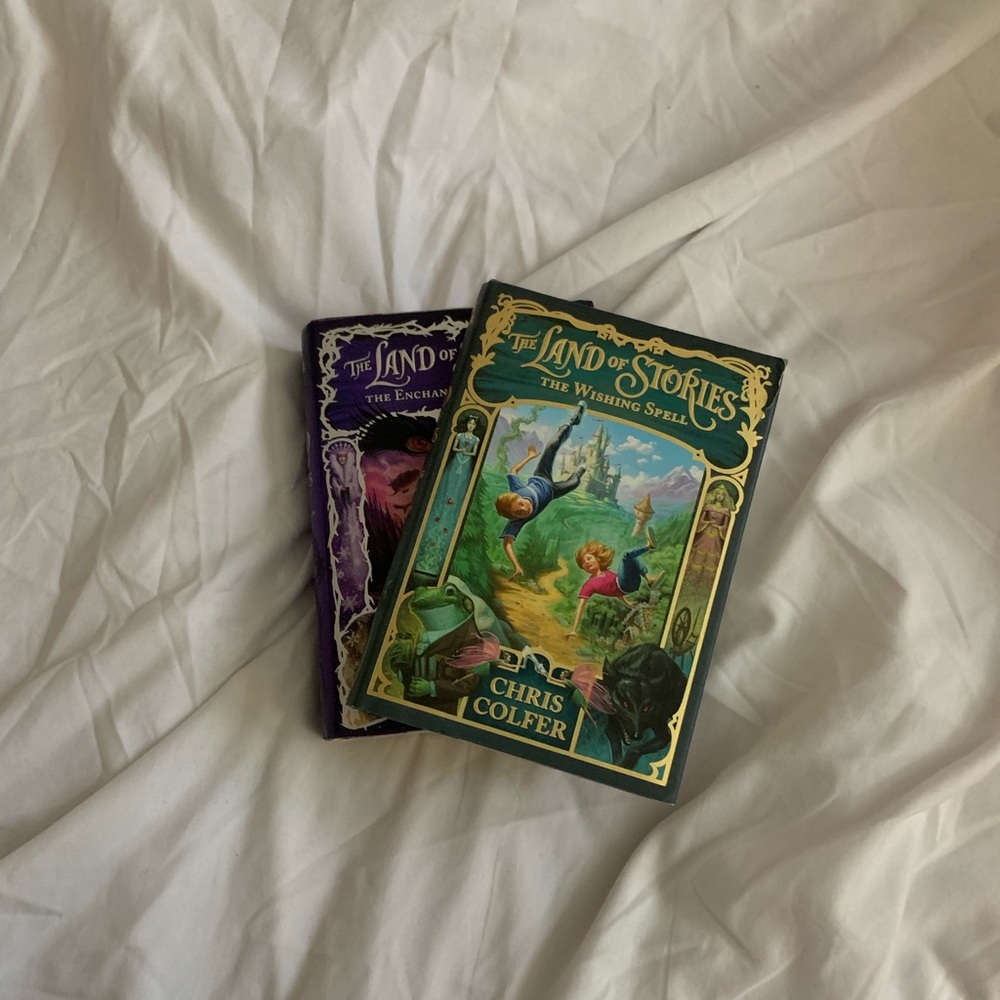 Book 1 & 2 in “The Land of Stories” series